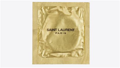 Saint Laurent Is Now Selling Luxury Condoms .